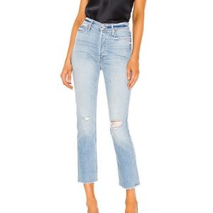 Mother The Dazzler Button Fly Ankle in Really Intoxicated